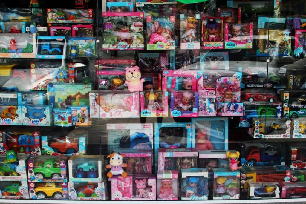 Photo Toy store display