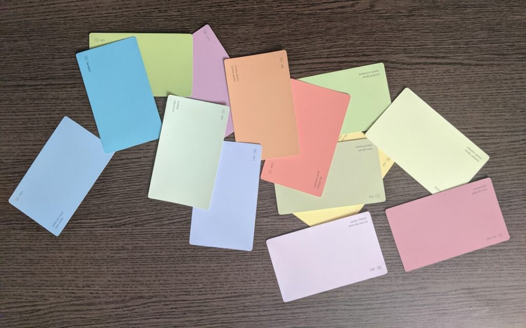 Photo Color swatches